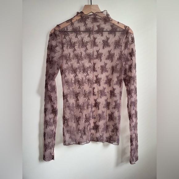 Free People Intimately Lady Lux Lace Top Women’s Size XL Tan/Mauve - Picture 2 of 8